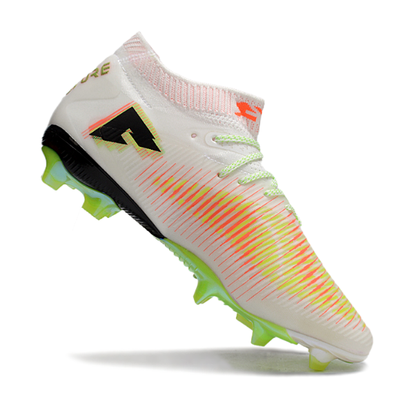 Puma Future 8 White Orange and Green FG