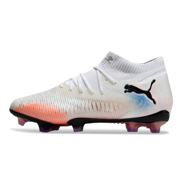 Puma Future 8 White Orange and Blue FG
