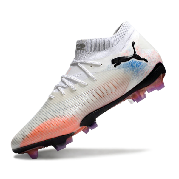 Puma Future 8 White Orange and Blue FG