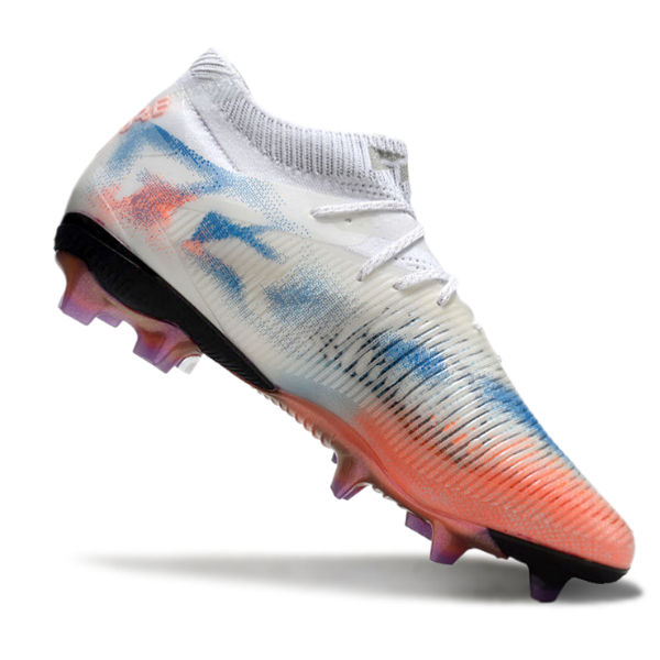 Puma Future 8 White Orange and Blue FG