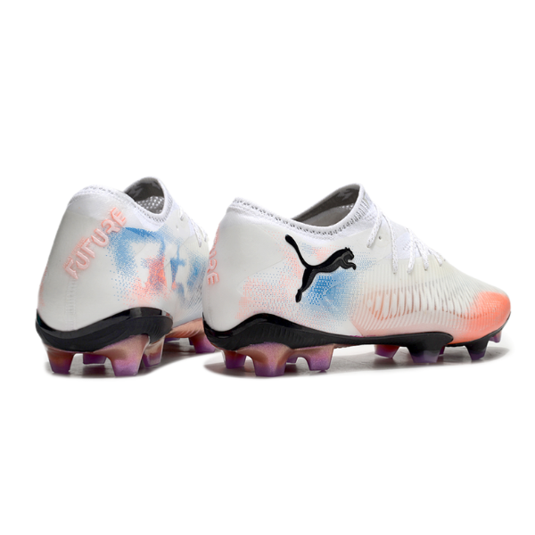 Puma Future 8 Low Cut White Orange and Blue FG
