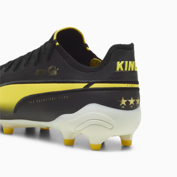 Puma King Ultimate Pelé Legends Pack Black and Yellow FG