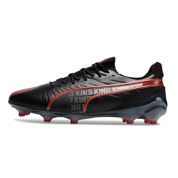 Puma King Ultimate Black and Red FG