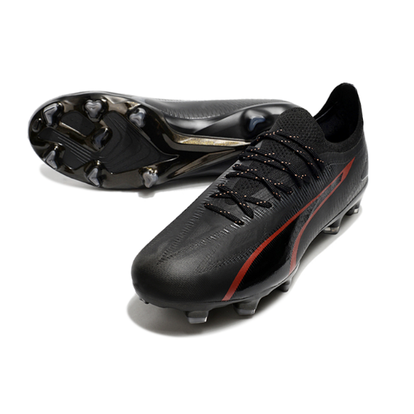 Puma Ultra Ultimate Black and Red FG