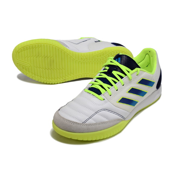 Adidas Competition Top IC White Blue and Green Futsal