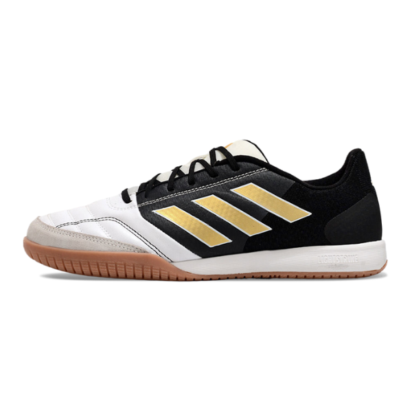 Adidas Competition Top IC White Black and Yellow Futsal