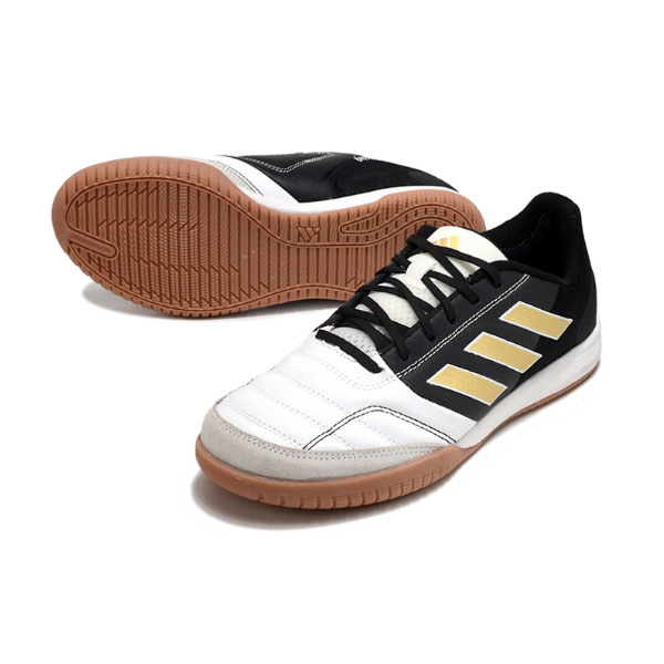 Adidas Competition Top IC White Black and Yellow Futsal