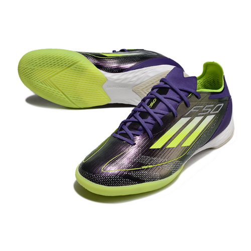 Adidas F50 Elite IC Fast Reborn Pack White and Black IC