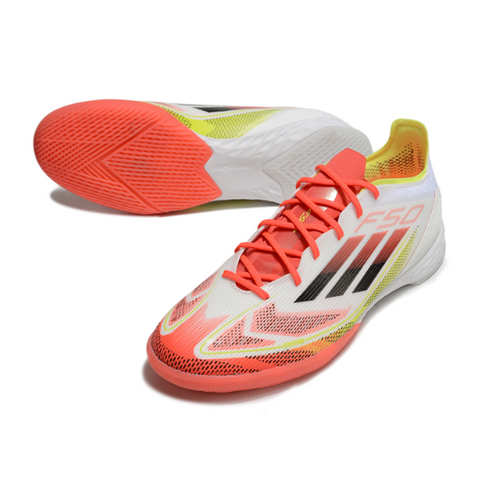 Adidas F50 Elite IC Pure Victory Pack Black and White IC