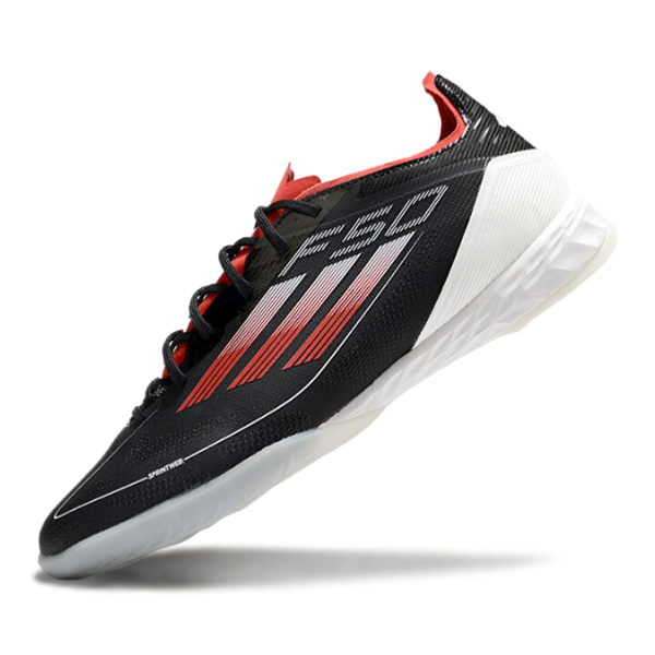 Adidas F50 Elite Black Red and White IC