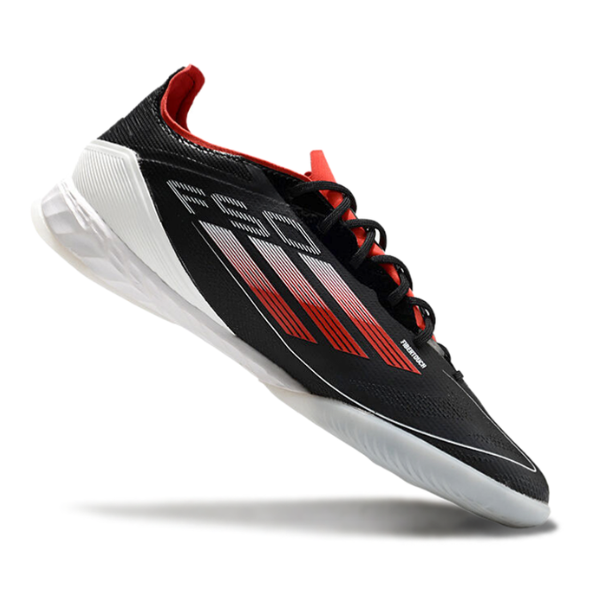 Adidas F50 Elite Black Red and White IC