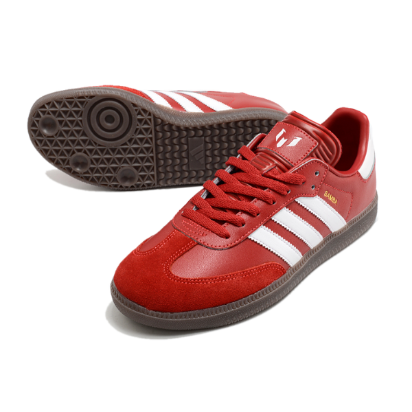 Adidas Samba Classic Messi Red and White Futsal TF