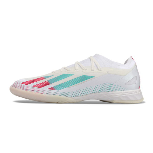 Adidas X Crazyfast.1 White Purple and Blue IC