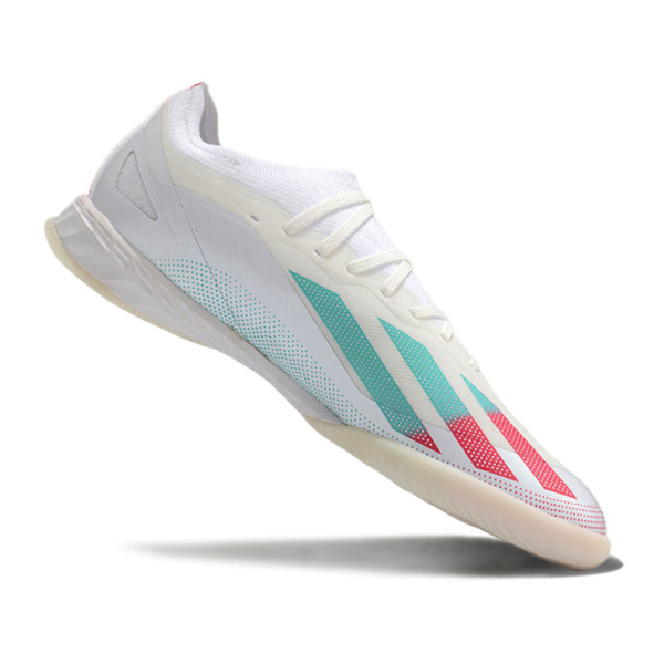 Adidas X Crazyfast.1 White Purple and Blue IC