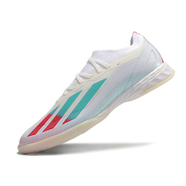 Adidas X Crazyfast.1 White Purple and Blue IC