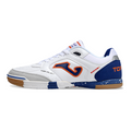 Joma Top Flex 24 White Blue and Orange Futsal IC