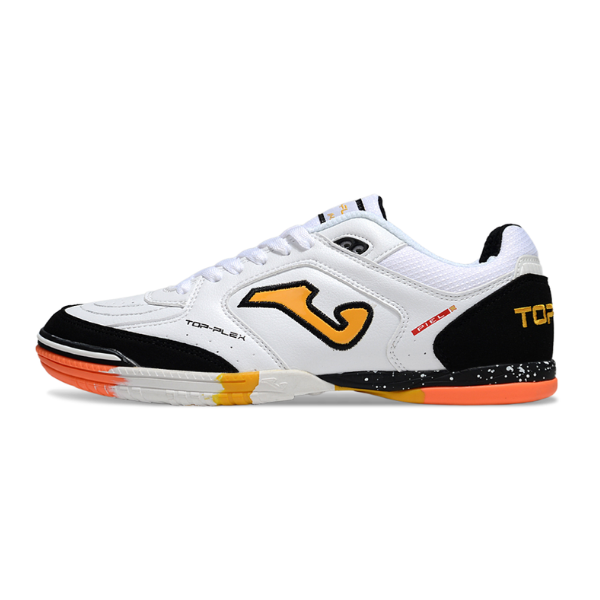 Joma Top Flex 24 White Black and Orange IC