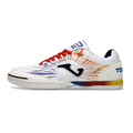 Joma Top Flex 24 IC White Blue and Orange Futsal