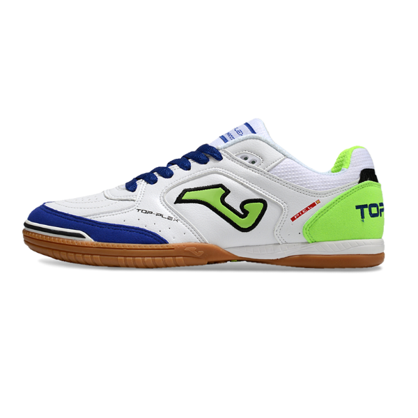 Joma Top Flex 24 IC White Blue and Green IC