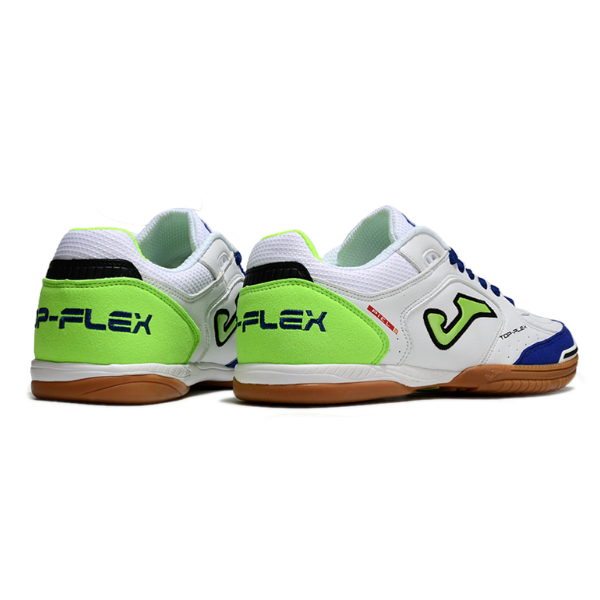 Joma Top Flex 24 IC White Blue and Green IC