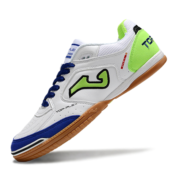 Joma Top Flex 24 IC White Blue and Green IC