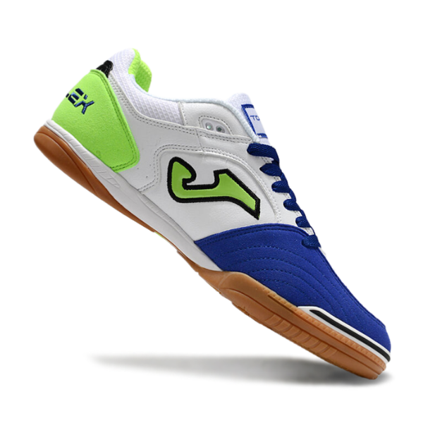 Joma Top Flex 24 IC White Blue and Green IC