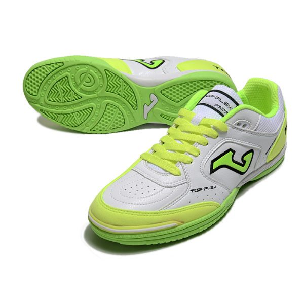 Joma Top Flex 24 IC White and Green Futsal