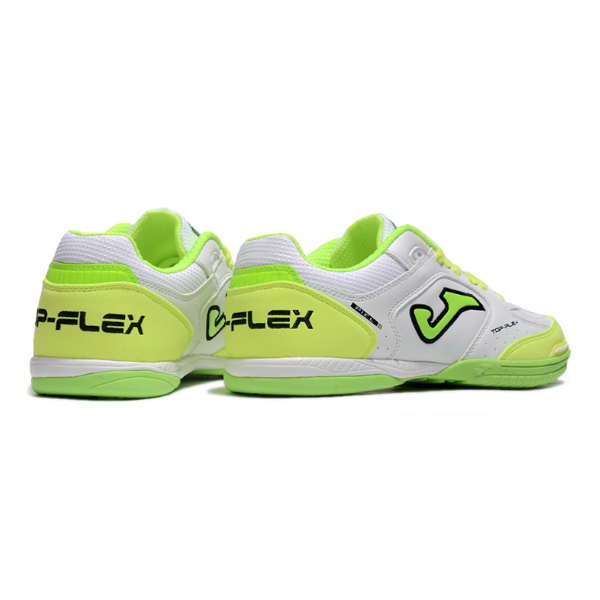 Joma Top Flex 24 IC White and Green Futsal