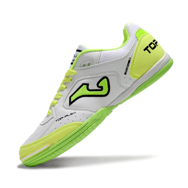 Joma Top Flex 24 IC White and Green Futsal