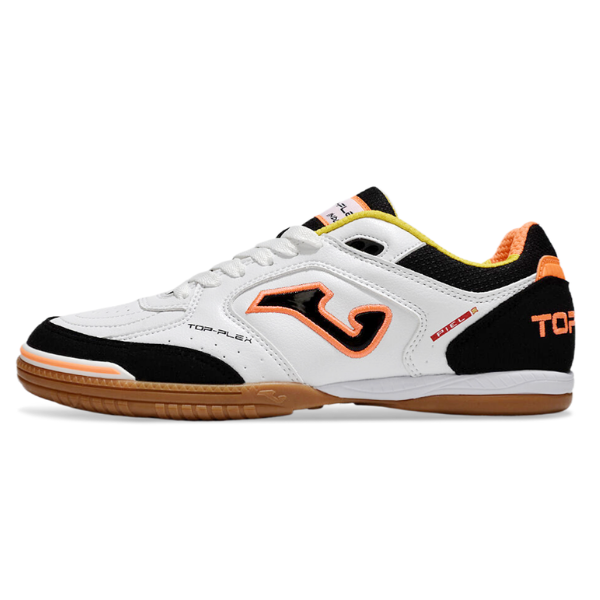 Joma Top Flex 24 IC White Black and Orange IC