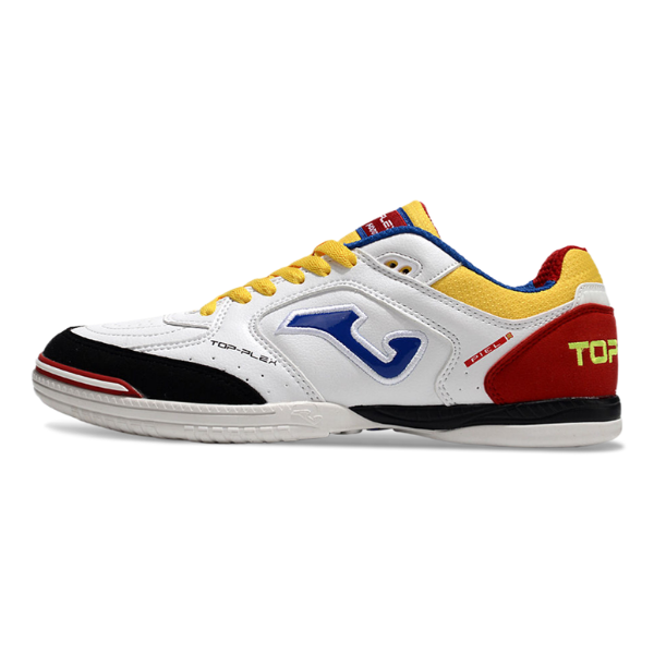 Joma Top Flex 24 IC White Red and Yellow Futsal IC