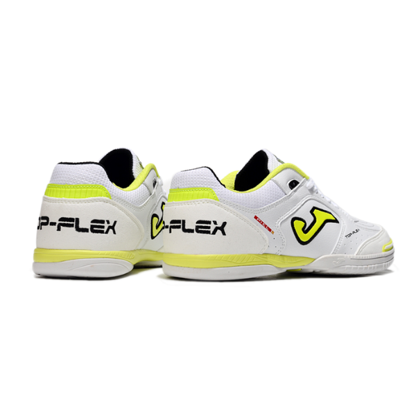 Joma Top Flex 24 IC White and Yellow Futsal IC