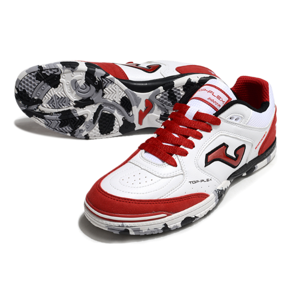 Joma Top Flex 24 IC White and Red Futsal IC