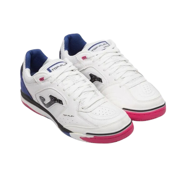 Joma Top Flex Rebound White Blue and Pink IC