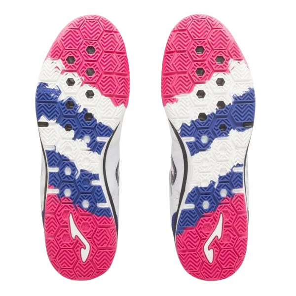 Joma Top Flex Rebound White Blue and Pink IC