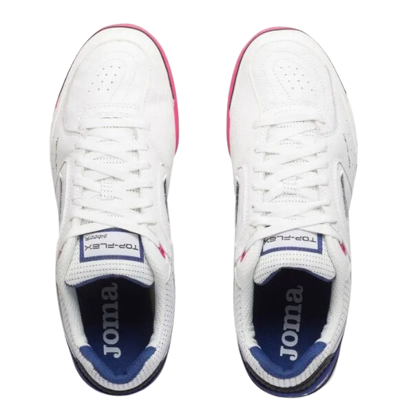 Joma Top Flex Rebound White Blue and Pink IC