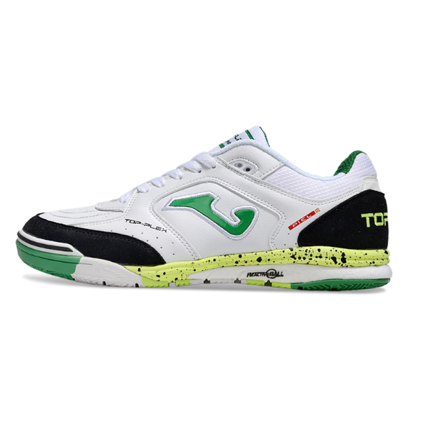 Joma Top Flex Rebound White Black and Green IC