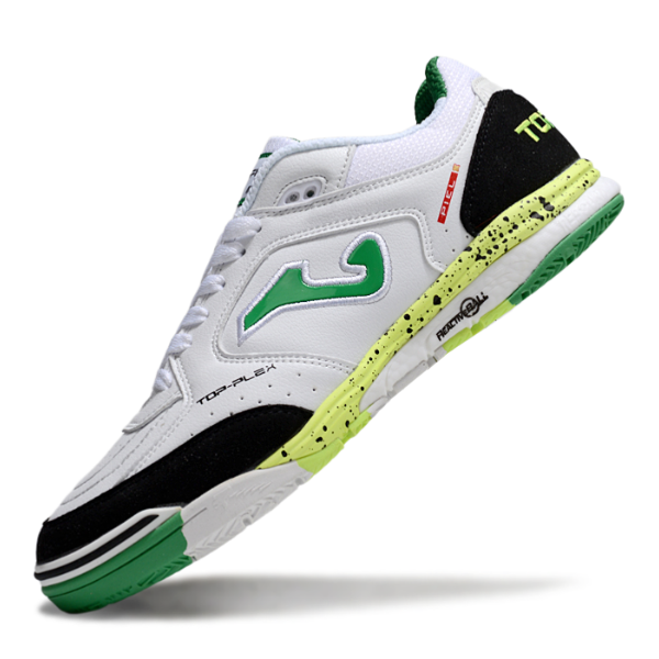 Joma Top Flex Rebound White Black and Green IC