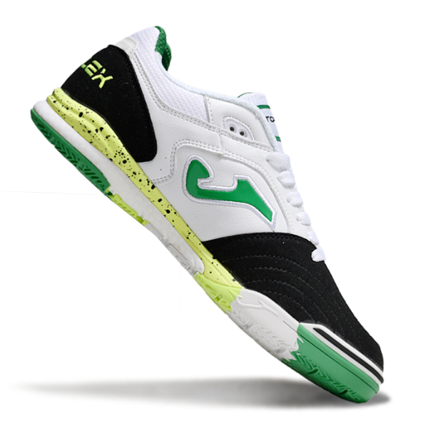 Joma Top Flex Rebound White Black and Green IC