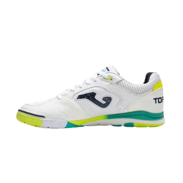 Joma Top Flex Rebound White Green and Yellow IC