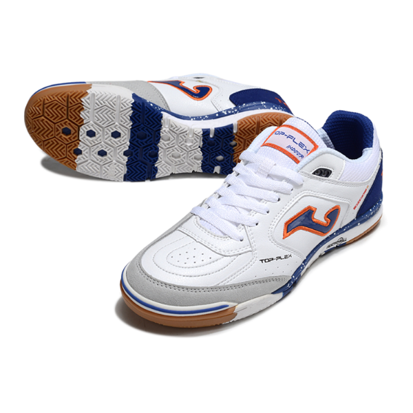 Joma Top Flex Rebound White and Blue IC