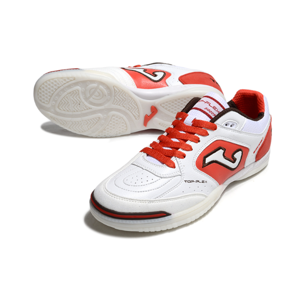 Joma Top Flex 24 IC White and Red Futsal
