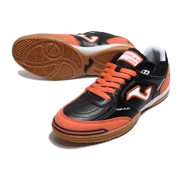 Joma Top Flex 24 Black and Orange Futsal IC
