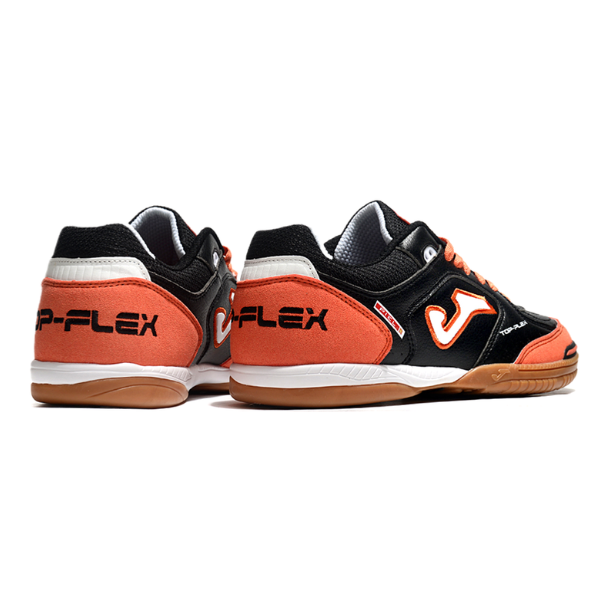 Joma Top Flex 24 Black and Orange Futsal IC