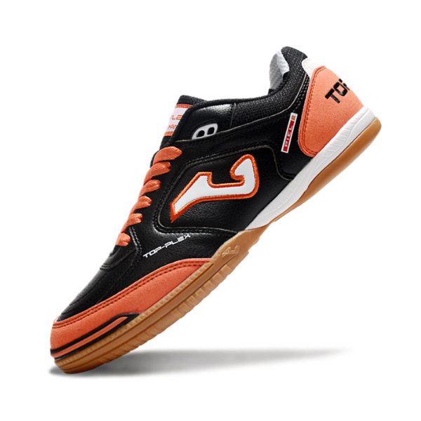 Joma Top Flex 24 Black and Orange Futsal IC