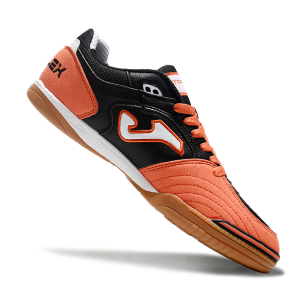 Joma Top Flex 24 Black and Orange Futsal IC