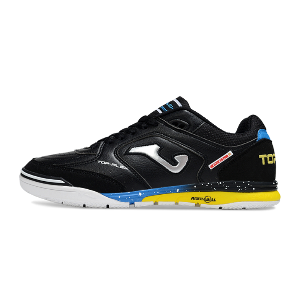 Joma Top Flex Rebound Black Blue and Yellow IC