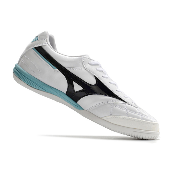 Mizuno Morelia Sala Japan IC White Black and Light Blue IC