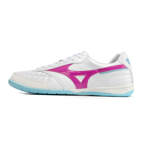 Mizuno Morelia Sala Japan White Pink and Blue IC