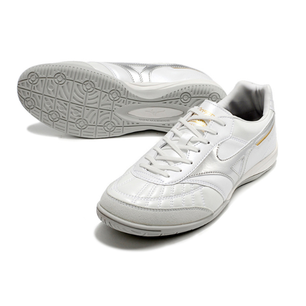 Mizuno Morelia Sala Japan IC White and Silver Futsal